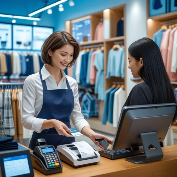 Pos system for clothing store
