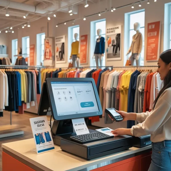 Pos system for clothing store
