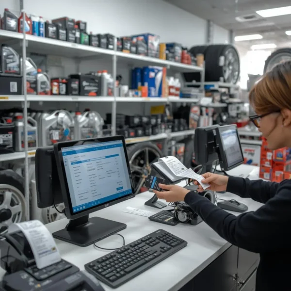 POS system for auto parts store