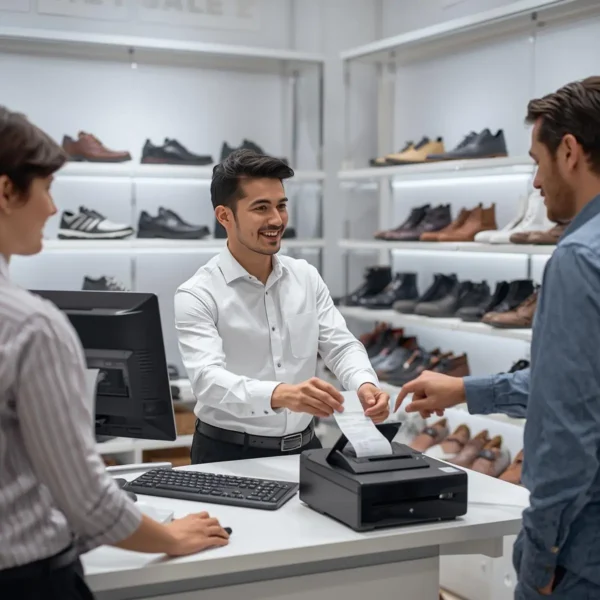 POS system for footwear store