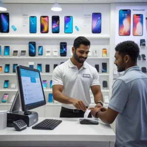 Pos system for mobile store