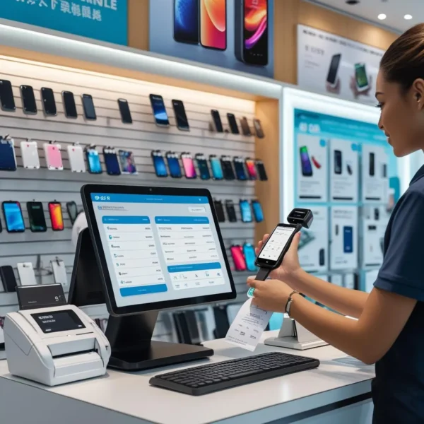 Pos system for mobile store
