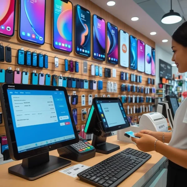 Pos system for mobile store