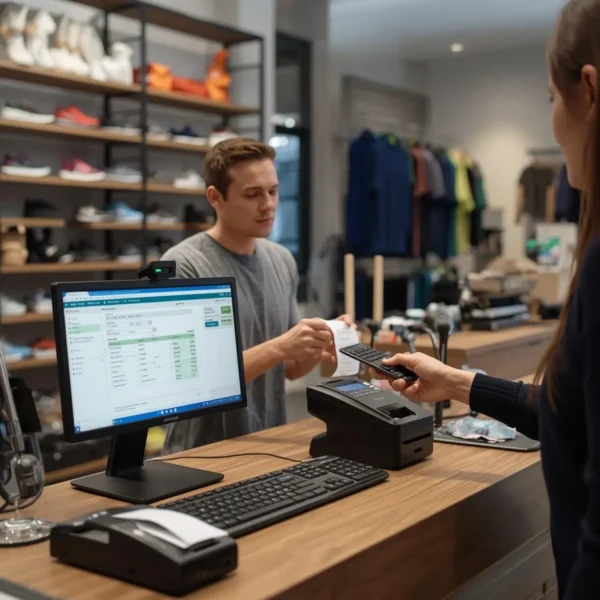 POS system for sports store
