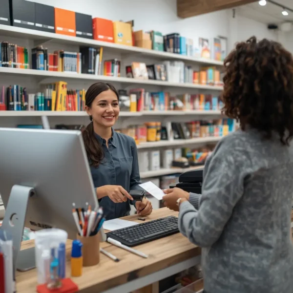 POS system for stationery shop